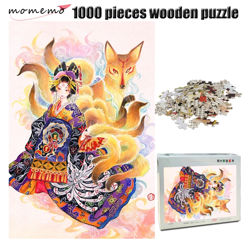 MOMEMO Fox and Girl Adult Jigsaw Puzzle 1000 Pieces Wooden Chinese Style Puzzle Color Hand Painted Puzzle Exquisite Pattern Toys
MOMEMO Fox and Girl Adult Jigsaw Puzzle 1000 Pieces Wooden Chinese Style Puzzle Color Hand Painted Puzzle Exquisite Pattern Toys