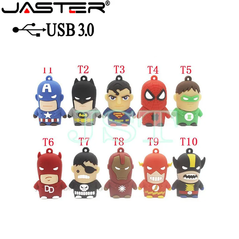 usb flash drive cartoon flash memory usb 3.0 Superhero Avengers Batman Spiderman pendrive 4gb 8gb 16gb 32gb 64gb 128GB Best gift
usb flash drive cartoon flash memory usb 3.0 Superhero Avengers Batman Spiderman pendrive 4gb 8gb 16gb 32gb 64gb 128GB Best gift