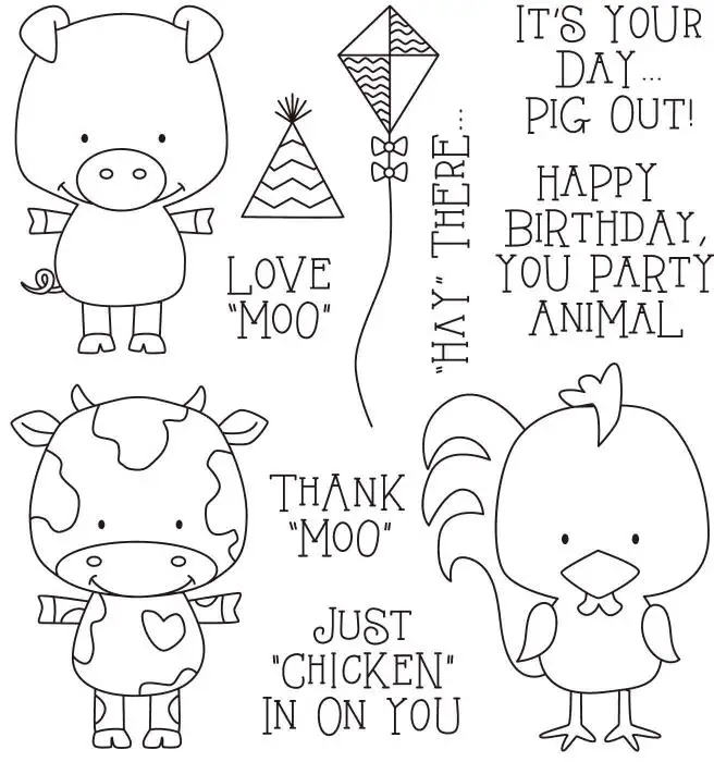 Pig and Cattle Transparent Clear Silicone Stamp/Seal for DIY scrapbooking/photo album Decorative clear stamp M1009
Pig and Cattle Transparent Clear Silicone Stamp/Seal for DIY scrapbooking/photo album Decorative clear stamp M1009