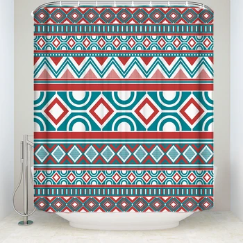 New Waterproof Bohemian Style Shower Curtain with Hooks Polyester Fabric Geometric Bathroom Curtains for Home Decorations
New Waterproof Bohemian Style Shower Curtain with Hooks Polyester Fabric Geometric Bathroom Curtains for Home Decorations