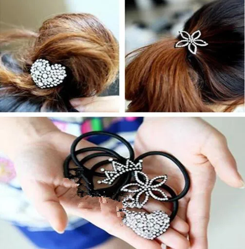 Wedding party gift fashion crystal alloy heart-shaped crown five-petal flower Bow elastic hair ring hair rope headdress 1pcs
Wedding party gift fashion crystal alloy heart-shaped crown five-petal flower Bow elastic hair ring hair rope headdress 1pcs