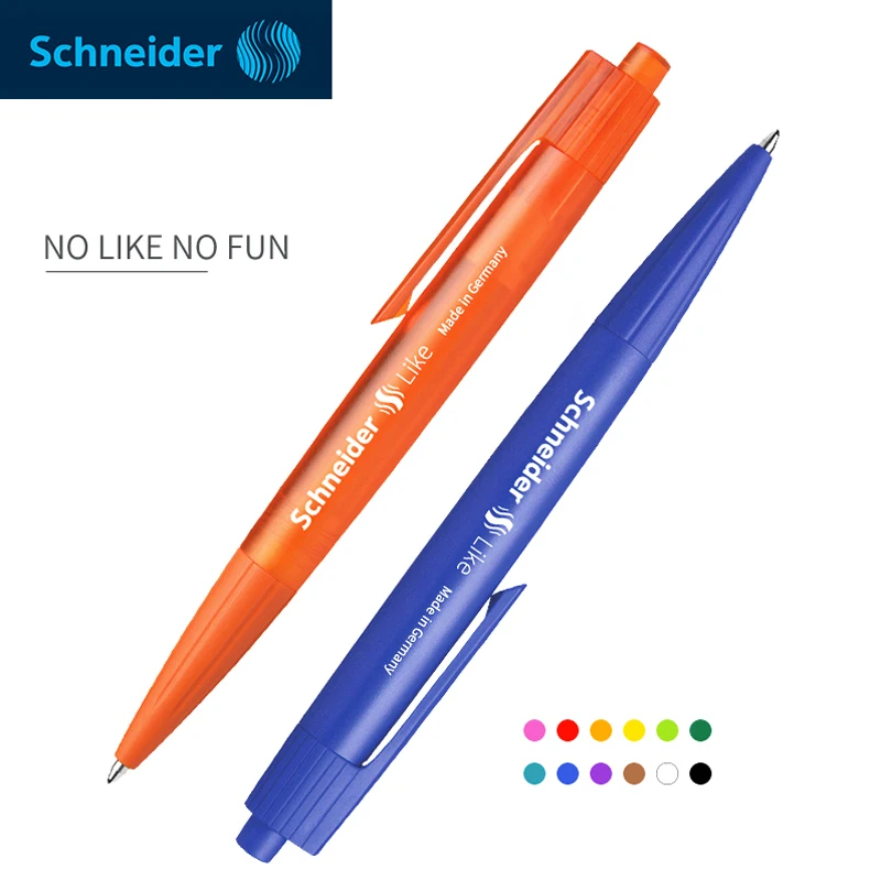 1pcs Schneider Neutral Pen Like Smooth Water Pen Examination Office Business Black Push-on Color Neutral Pen
1pcs Schneider Neutral Pen Like Smooth Water Pen Examination Office Business Black Push-on Color Neutral Pen