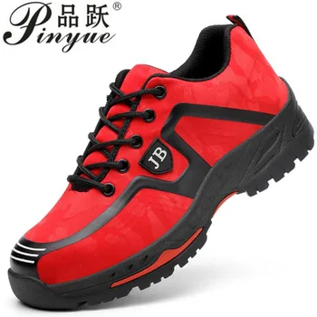 Steel Toe Men Safety Work Boots Spring Autumn Breathable Outdoors Men Work Safeti Shoes Anti-piercing Protection Footwear
Steel Toe Men Safety Work Boots Spring Autumn Breathable Outdoors Men Work Safeti Shoes Anti-piercing Protection Footwear