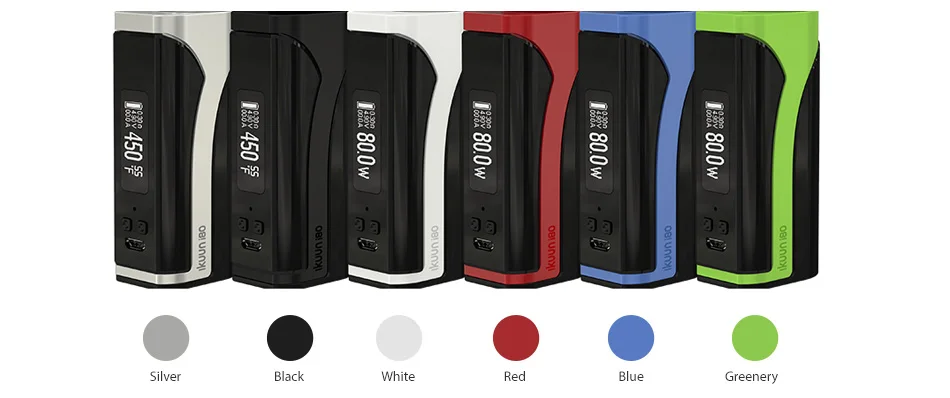 Original Eleaf IKuu I80 TC Box MOD Built-in 3000mAh Battery Max 80W Output w/ 0.91-inch Screen Huge Power Vape Mod Vs IKonn 220