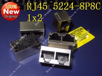 5pcs/Lot RJ45 network 5224-8P8C/1x2 /180 mother socket with shielding of 2 copper vertical line
5pcs/Lot RJ45 network 5224-8P8C/1x2 /180 mother socket with shielding of 2 copper vertical line