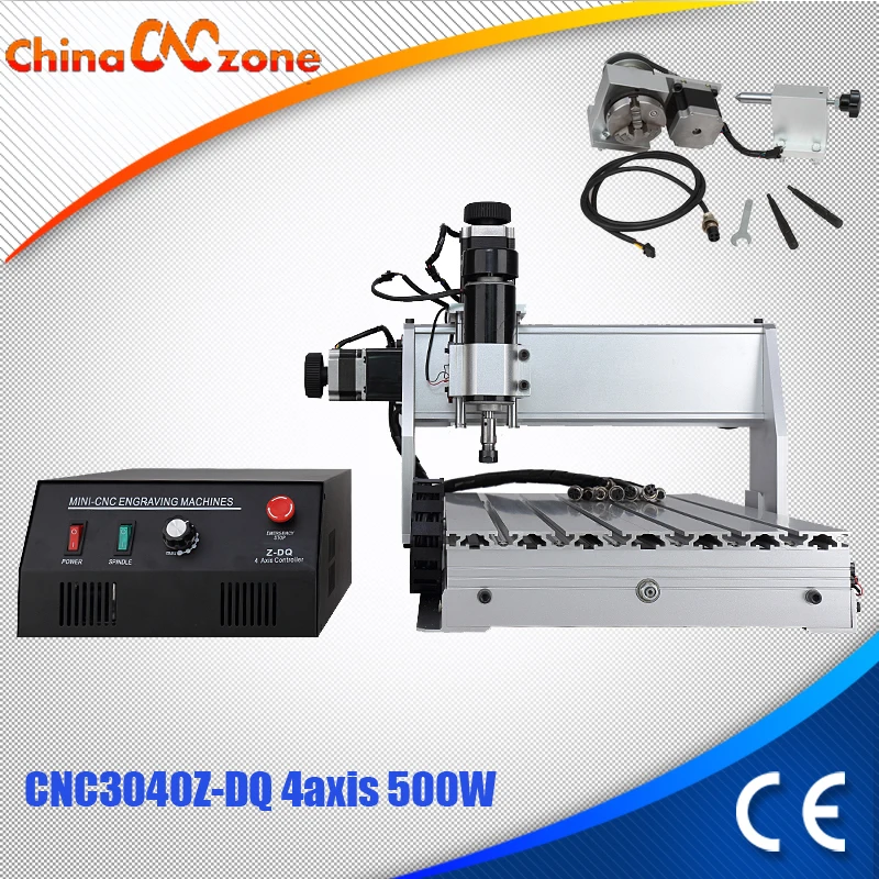 CNC 3040Z-DQ 4-axis mini CNC milling machine Engraver Engraving Milling Drilling Cutting Machine 500W Manufacturer Supplier
CNC 3040Z-DQ 4-axis mini CNC milling machine Engraver Engraving Milling Drilling Cutting Machine 500W Manufacturer Supplier