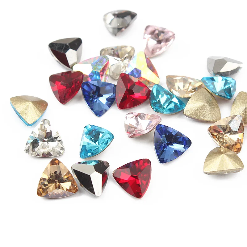 Mix Colorful Triangles Nail Rhinestones For Nails Art Decorations Crystal Glass Stone Manicure 3D Shiny Strass Gem
Mix Colorful Triangles Nail Rhinestones For Nails Art Decorations Crystal Glass Stone Manicure 3D Shiny Strass Gem