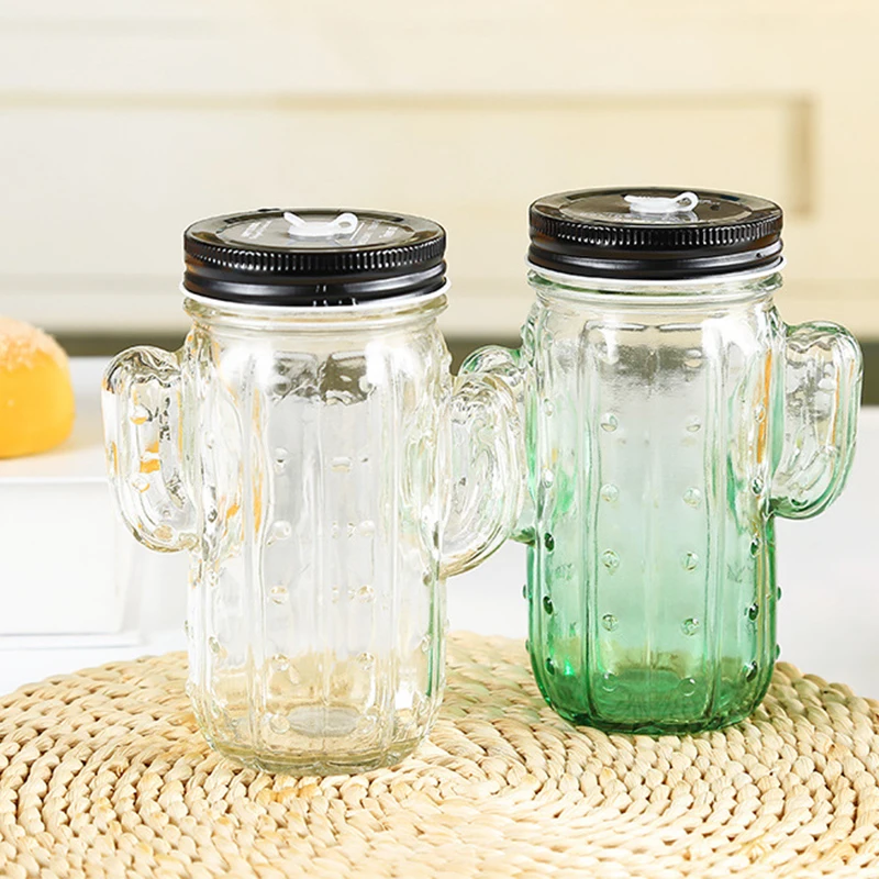 Creative Cactus Style Water bottles Transparent Jucier glasses Milk bottle with a straw Big size Handy Bottles
Creative Cactus Style Water bottles Transparent Jucier glasses Milk bottle with a straw Big size Handy Bottles