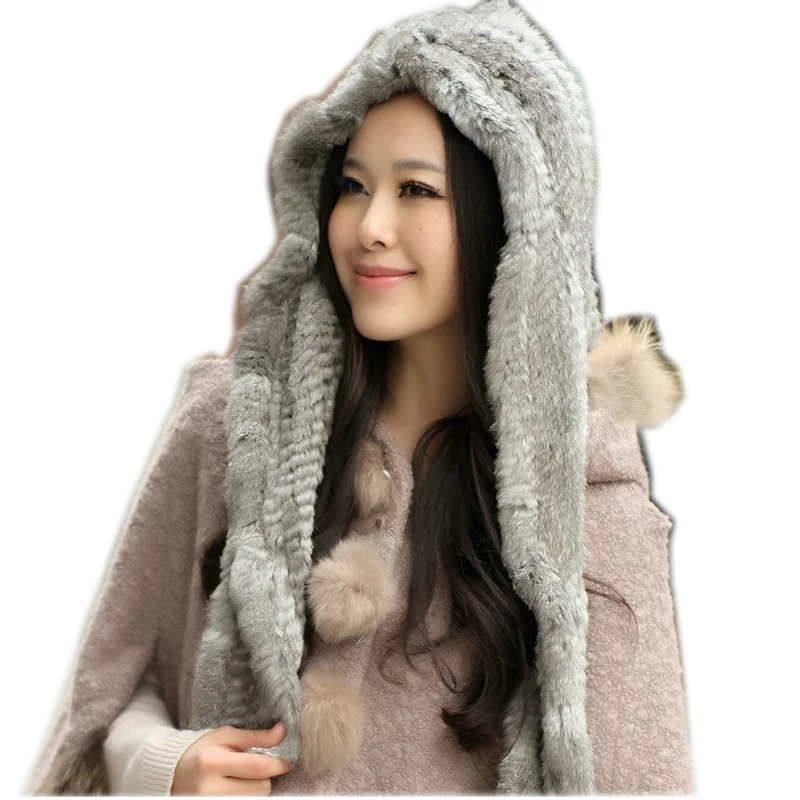 2019 new spring fur hat women's cap thermal with a hood rabbit fur scarf cap connected free shipping
2019 new spring fur hat women's cap thermal with a hood rabbit fur scarf cap connected free shipping