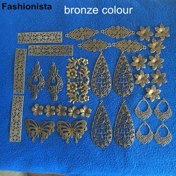 Mix Bronze Colour Jewelry Supplies,Metal Stamping Flowers,Butterfly,Phoenix,Filigree Oranments For DIY Crafts,Different Samples
Mix Bronze Colour Jewelry Supplies,Metal Stamping Flowers,Butterfly,Phoenix,Filigree Oranments For DIY Crafts,Different Samples