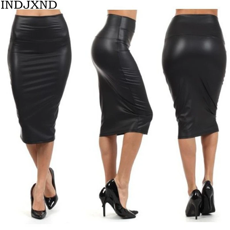 INDJXND Women PU Leather Long Skirt Solid Color High Waist Slim Hip A-Line Skirts Vintage Bodycon Skirt Sexy Open Slit Clubwear
INDJXND Women PU Leather Long Skirt Solid Color High Waist Slim Hip A-Line Skirts Vintage Bodycon Skirt Sexy Open Slit Clubwear