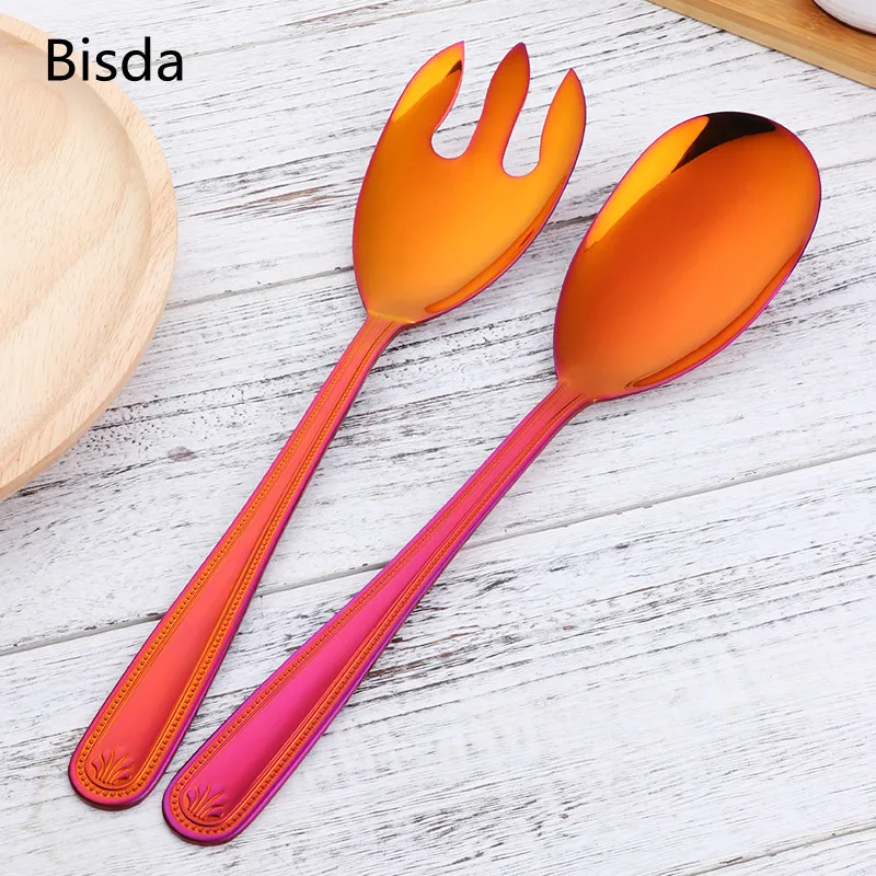 Serving Utensils Long Salad Spoon Fork Stainless Steel Buffet Set Gold Restaurant Service Spoons Public Tableware Using Buffet
Serving Utensils Long Salad Spoon Fork Stainless Steel Buffet Set Gold Restaurant Service Spoons Public Tableware Using Buffet
