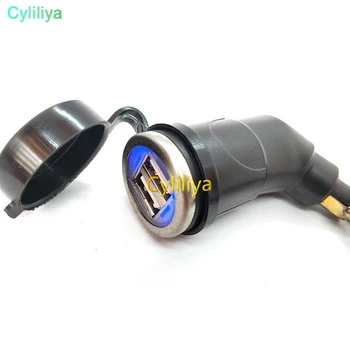 by dhl or ems 100pcs Promotion 12-24V Dual USB Motorcycle Charger Adapter Socket Outlet for BMW With Blue LED Light High Quality
by dhl or ems 100pcs Promotion 12-24V Dual USB Motorcycle Charger Adapter Socket Outlet for BMW With Blue LED Light High Quality