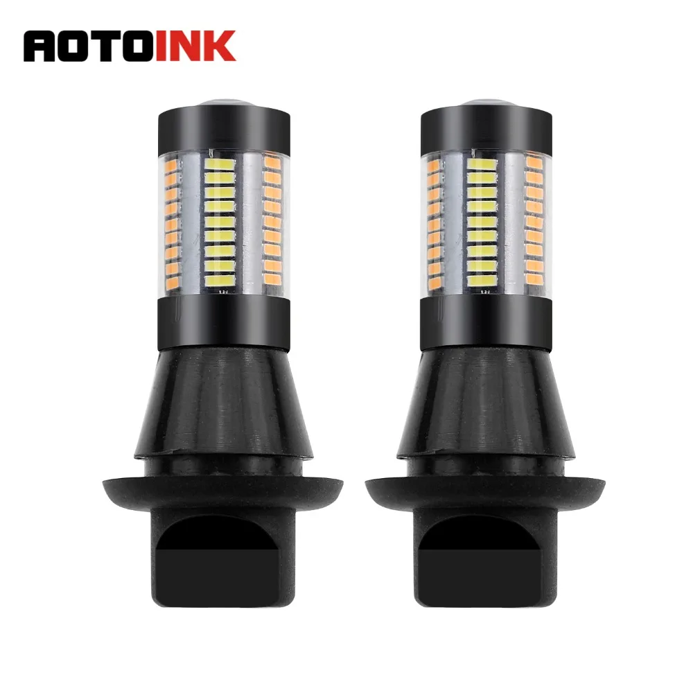 2Pcs 1156 T20 BAU15S 66SMD 3014 Car Led Light Daytime Running Light+Turn Signal Dual Mode Canbus DRL LED Fog External Lights
2Pcs 1156 T20 BAU15S 66SMD 3014 Car Led Light Daytime Running Light+Turn Signal Dual Mode Canbus DRL LED Fog External Lights