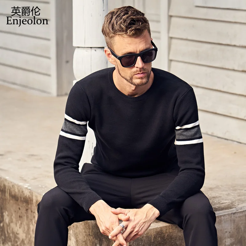 Enjeolon brand winter o neck knitted pullover Sweaters man fashion thick Sweater casual pullovers 3XL MY3221
Enjeolon brand winter o neck knitted pullover Sweaters man fashion thick Sweater casual pullovers 3XL MY3221