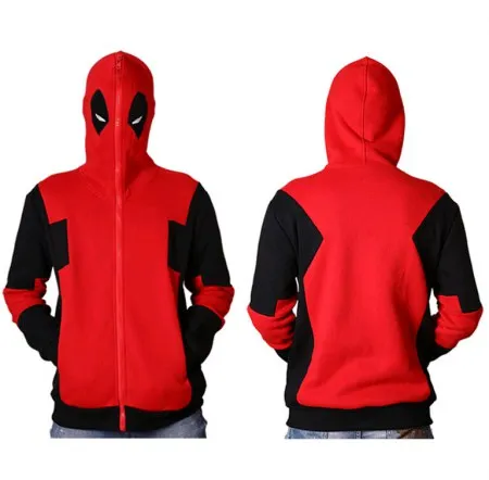 Red And Black X MEN Deadpool Costume Hoodies For Young Boys With Mask Cosplay Superhero Sweatshirts For Mens
Red And Black X MEN Deadpool Costume Hoodies For Young Boys With Mask Cosplay Superhero Sweatshirts For Mens