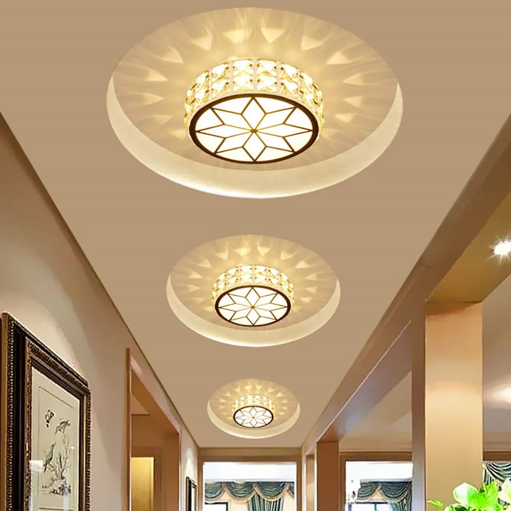 Crystal LED Ceiling Lights Restaurant KTV Aisle Living Room Balcony Lamp Modern Led Lighting for Home Decoration Fixture
Crystal LED Ceiling Lights Restaurant KTV Aisle Living Room Balcony Lamp Modern Led Lighting for Home Decoration Fixture