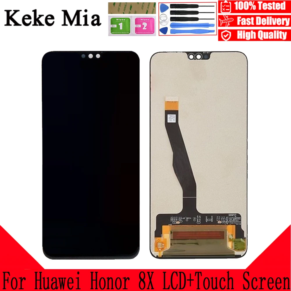 Keke Mia 6.5" 100% New Original For Huawei Honor 8X JSN-L21 JSN-L42 Replacement LCD Display Touch Screen Digitizer Assembly
Keke Mia 6.5" 100% New Original For Huawei Honor 8X JSN-L21 JSN-L42 Replacement LCD Display Touch Screen Digitizer Assembly