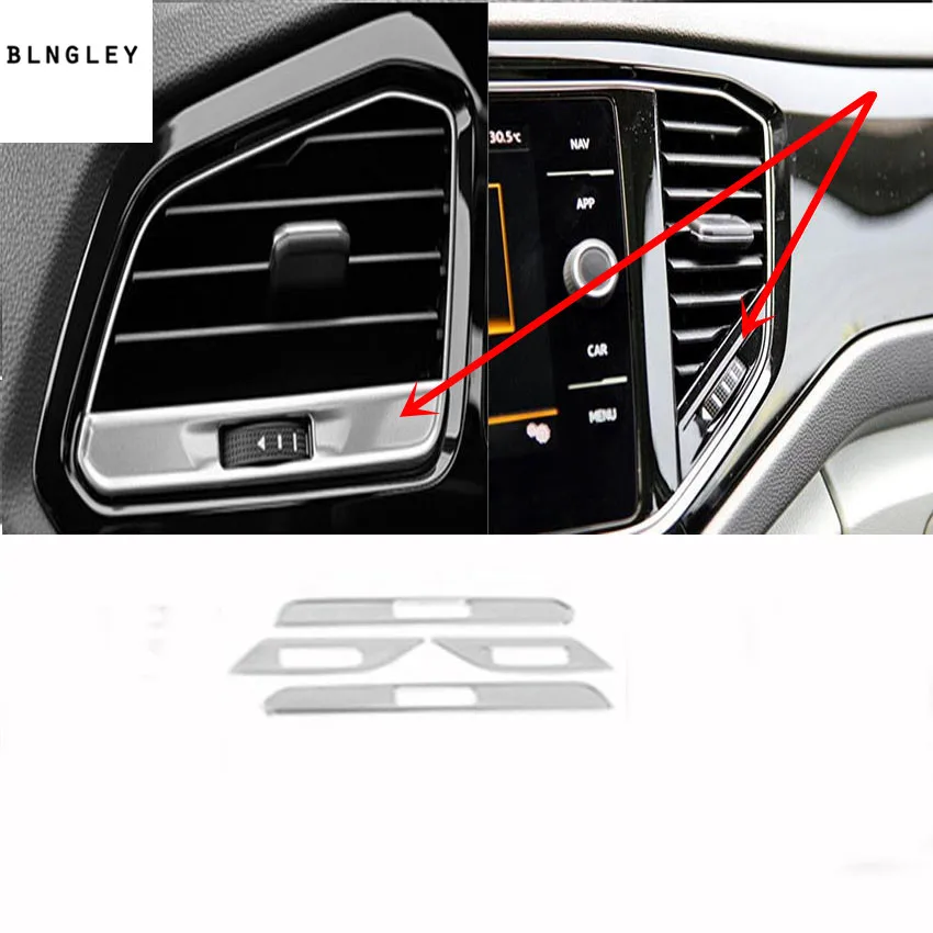 4pcs/lot Car stickers Stainless steel front air conditioning outlet decoration cover for 2018 2019 Volkswagen VW T-ROC
4pcs/lot Car stickers Stainless steel front air conditioning outlet decoration cover for 2018 2019 Volkswagen VW T-ROC