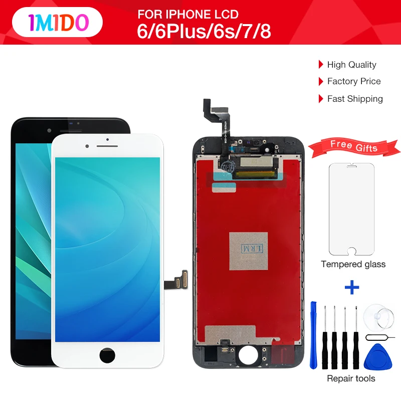 AAA LCD For iPhone 6 6 plus 6s 7 7g 8 8g LCD Display Touch Screen Digitizer No Dead Pixel Complete Assembly Digitizer Assembly
AAA LCD For iPhone 6 6 plus 6s 7 7g 8 8g LCD Display Touch Screen Digitizer No Dead Pixel Complete Assembly Digitizer Assembly