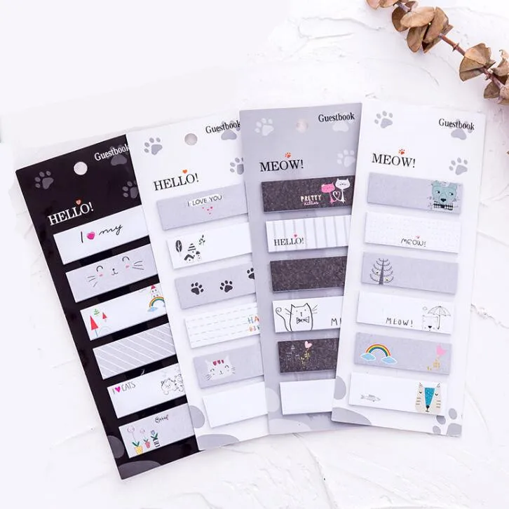1 PC Cartoon Kawaii Cat Sticky Notes Creative Stationery Memo Pad Paper Bookmarks Office Supplies School
1 PC Cartoon Kawaii Cat Sticky Notes Creative Stationery Memo Pad Paper Bookmarks Office Supplies School