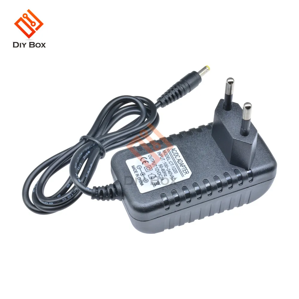 EU Plug Power Adapter Supply Converter AC 100-240V to DC 12V 9V 5V 1A 2A LED Light 50-60Hz CT-1220
EU Plug Power Adapter Supply Converter AC 100-240V to DC 12V 9V 5V 1A 2A LED Light 50-60Hz CT-1220