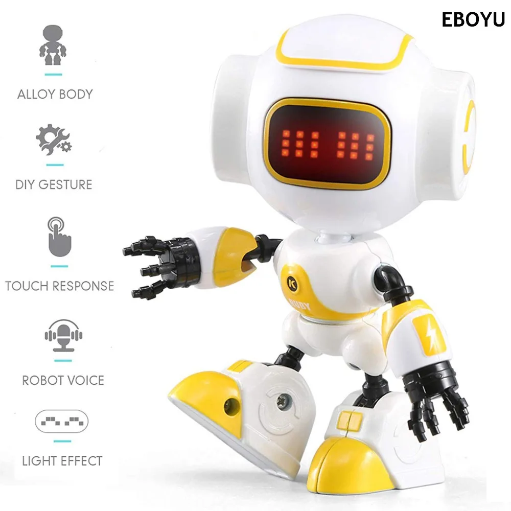 JJRC R9 LUBY Intelligent Robot Touch Control DIY Gesture Talk Smart Mini RC Robot Gift Toy
JJRC R9 LUBY Intelligent Robot Touch Control DIY Gesture Talk Smart Mini RC Robot Gift Toy