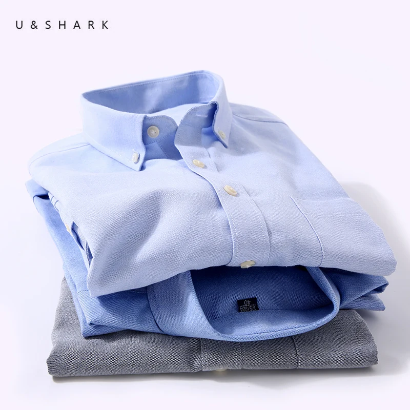U&SHARK Autumn Men Shirt Long Sleeve Oxford Shirt Casual Shirt Men Brand Social Clothing Male Chemise Homme Camisa Masculina
U&SHARK Autumn Men Shirt Long Sleeve Oxford Shirt Casual Shirt Men Brand Social Clothing Male Chemise Homme Camisa Masculina