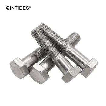 QINTIDES M8 Hexagon head bolts partially threaded 304 stainless steel screw bolt Half-threaded hexagon head bolt
QINTIDES M8 Hexagon head bolts partially threaded 304 stainless steel screw bolt Half-threaded hexagon head bolt