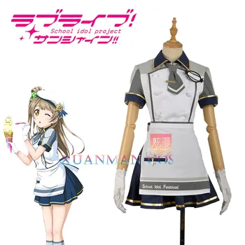 Love Live!Minami Kotori Cosplay Costume Ice Cream Unawakened Custom Women Gray Maid Unifrom Girl Skirt Apron Dress Socks
Love Live!Minami Kotori Cosplay Costume Ice Cream Unawakened Custom Women Gray Maid Unifrom Girl Skirt Apron Dress Socks