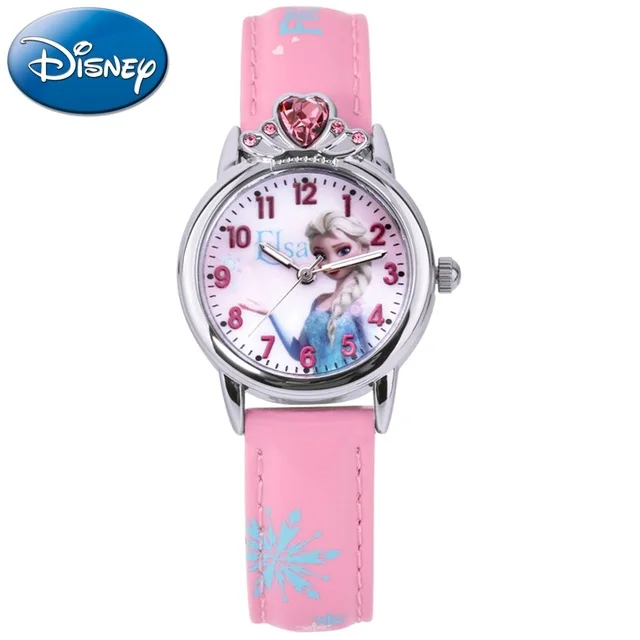 Часы Disney Frozen новинка 2018 детские наручные часы с принцессой Эльзой и блестящими