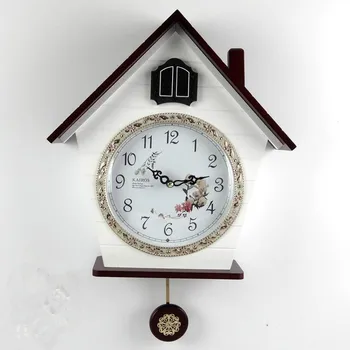 Children room wooden wall cuckoo clock log cabin photoswitchable timekeeping kids room decoration
Children room wooden wall cuckoo clock log cabin photoswitchable timekeeping kids room decoration