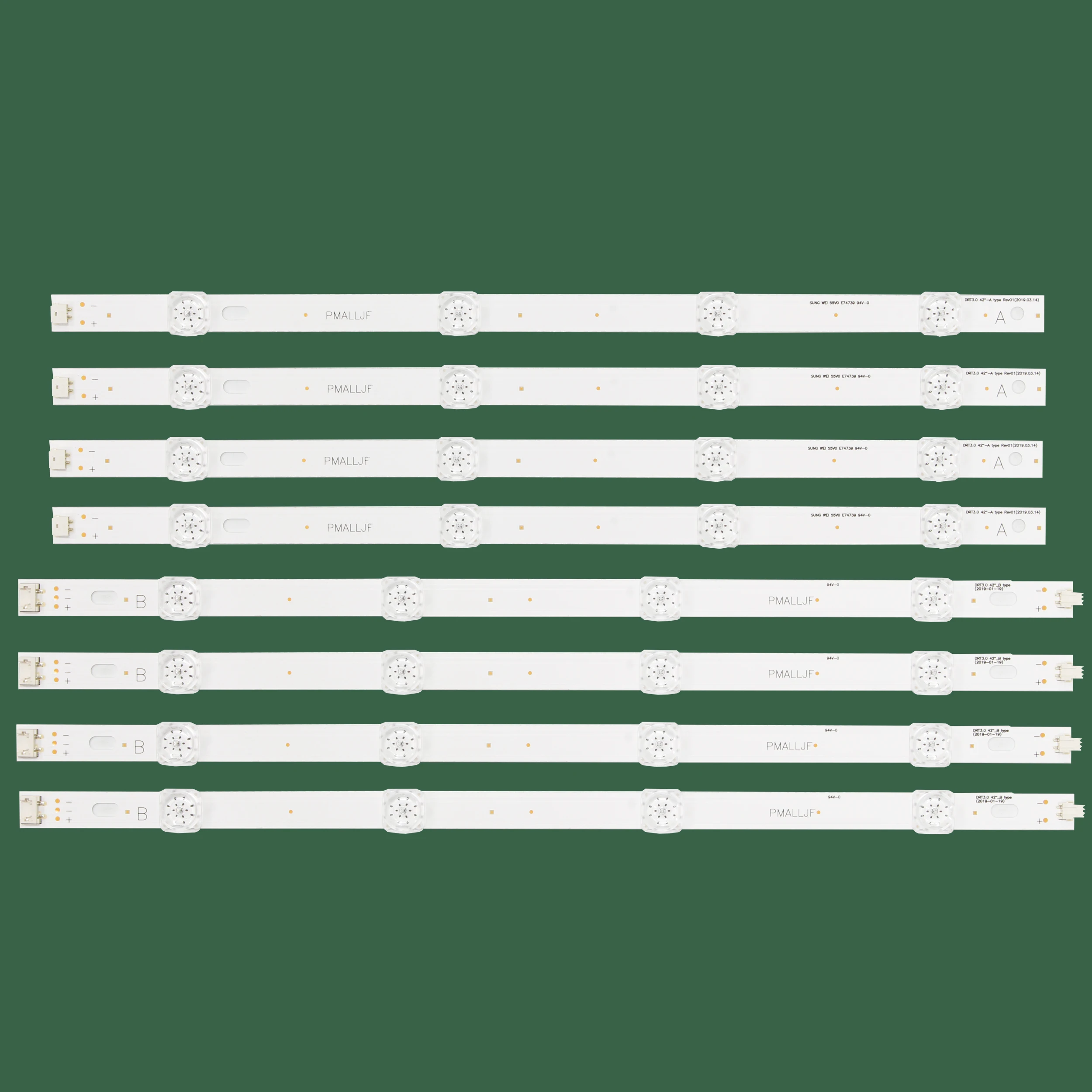 New 8pcs/set LED strip Replacement for LG LC420DUE 42LB5500 42LB5800 42LB560 INNOTEK DRT 3.0 42 inch A B 6916L-1710B 6916L-1709B
New 8pcs/set LED strip Replacement for LG LC420DUE 42LB5500 42LB5800 42LB560 INNOTEK DRT 3.0 42 inch A B 6916L-1710B 6916L-1709B