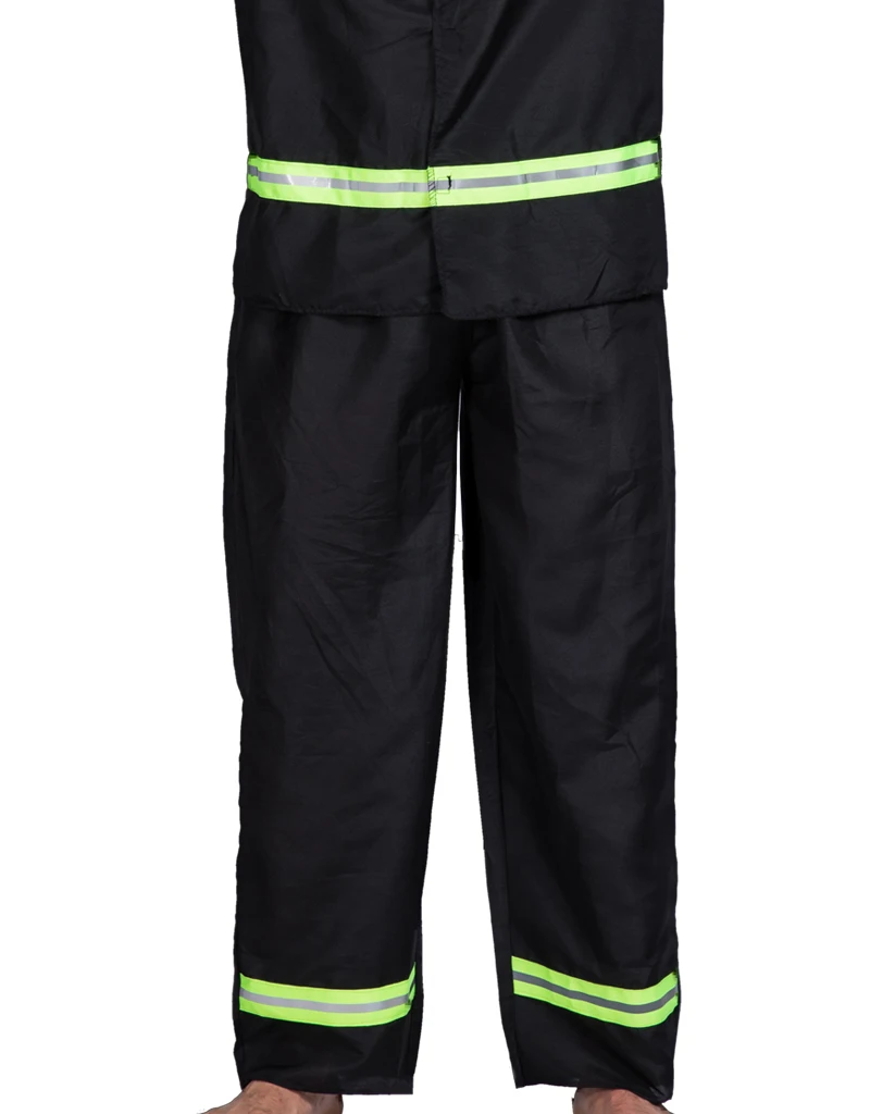Plus size Fire Fighter Cosplay Adult Fireman Uniform Halloween Costume