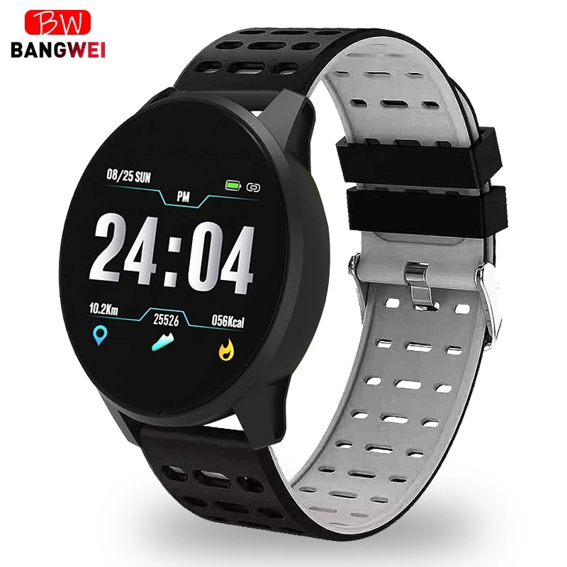 

LIGE 2019 New Smart Bracelet Men Women Fitness Tracker Heart Rate Blood Pressure Monitor Smar twatch Sport Watch for ios android