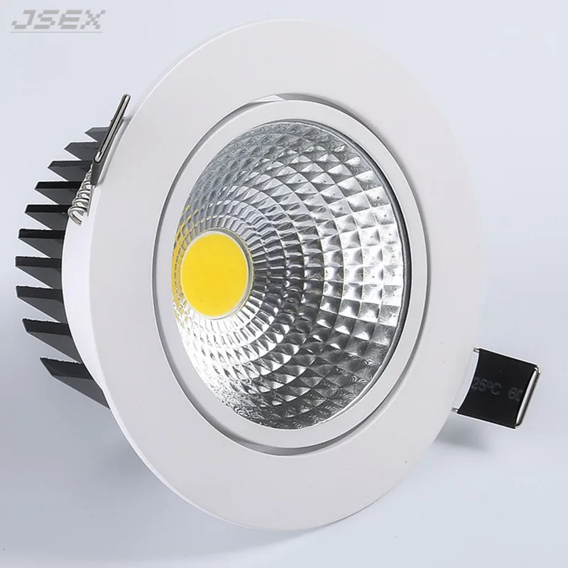 Balck/White Recessed Dimmable LED Downlights COB LED Ceiling Lamp 7W 9W 12W LED Spot Lights AC110V/220V Lights Indoor Lighting
Balck/White Recessed Dimmable LED Downlights COB LED Ceiling Lamp 7W 9W 12W LED Spot Lights AC110V/220V Lights Indoor Lighting