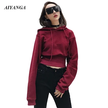 Fashion Short Style Hoodies Women Autumn Hoodies Female 2018 High Waist Crop Top Casual Pullovers Sweatshirts Hooded Outerwear
Fashion Short Style Hoodies Women Autumn Hoodies Female 2018 High Waist Crop Top Casual Pullovers Sweatshirts Hooded Outerwear