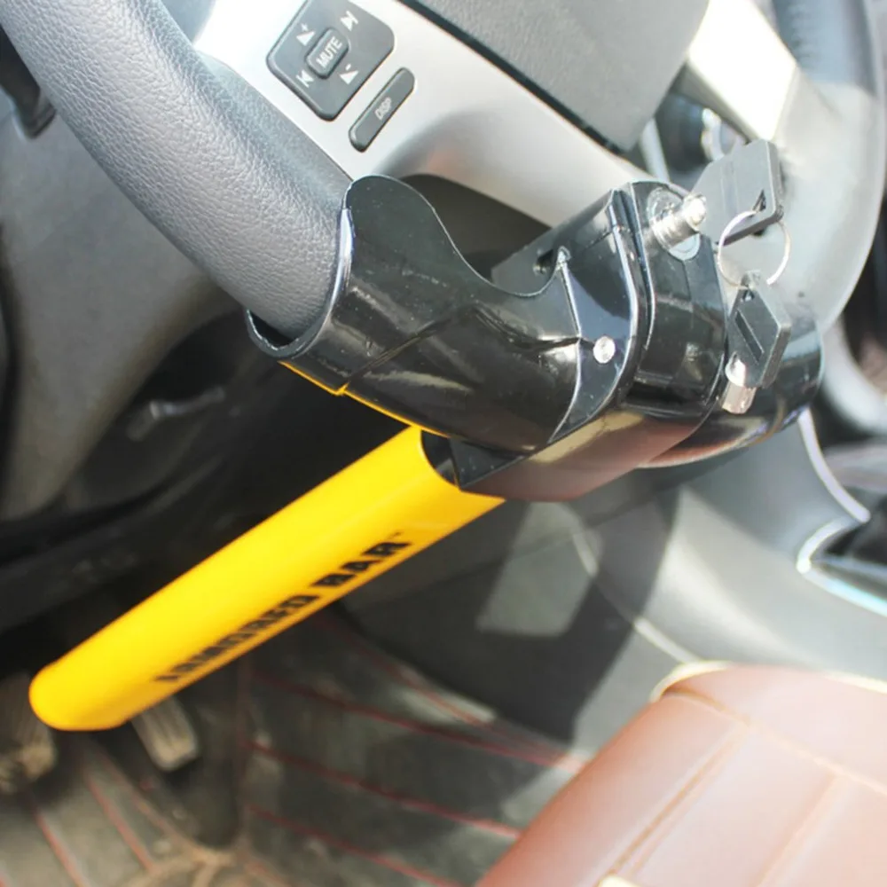 Keys UKPT Car Steering Wheel Anti Theft Security Airbag Lock Safe Devices 