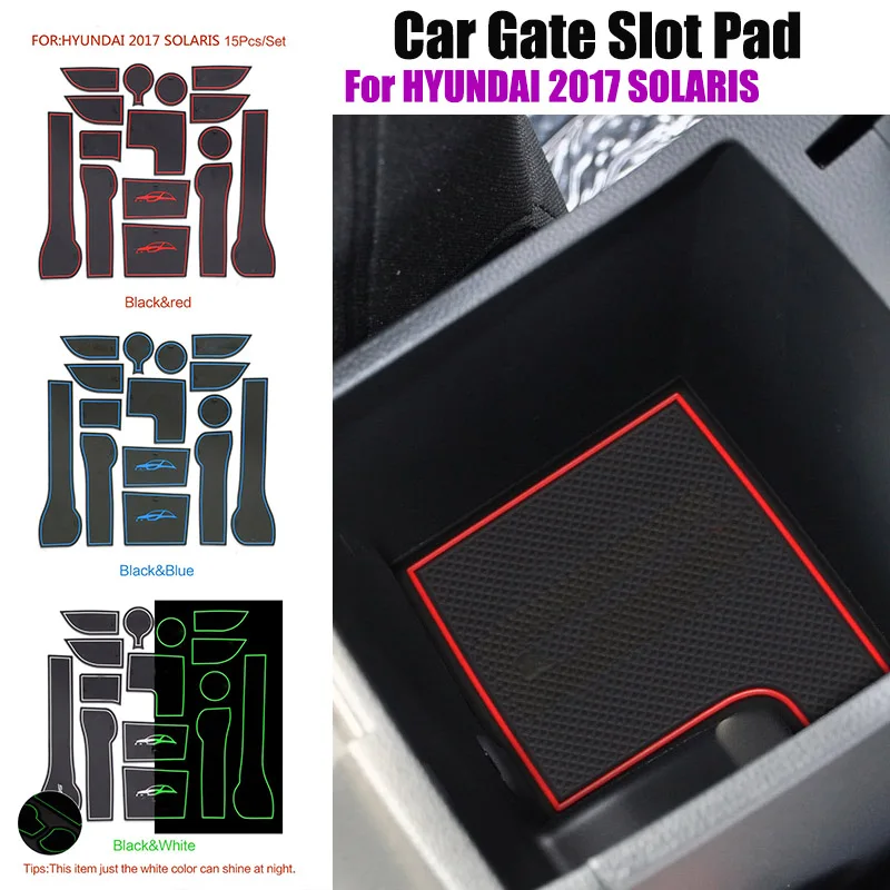 For HYUNDAI SOLARIS 2017 Car Door Groove Mat Non-slip Mats Interior Door Pad/Cup 15pcs/set Car Gate Pad car styling accessories
For HYUNDAI SOLARIS 2017 Car Door Groove Mat Non-slip Mats Interior Door Pad/Cup 15pcs/set Car Gate Pad car styling accessories