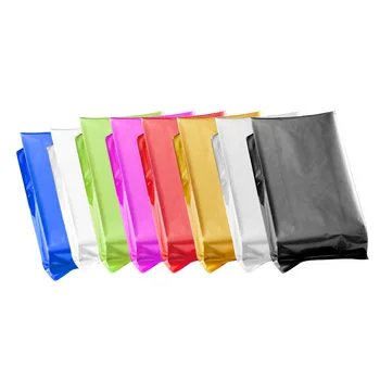 100pcs Pure aluminum foil vacuum food packaging bag color organ pocket milk tea snack coffee nut stand-up pouch
100pcs Pure aluminum foil vacuum food packaging bag color organ pocket milk tea snack coffee nut stand-up pouch