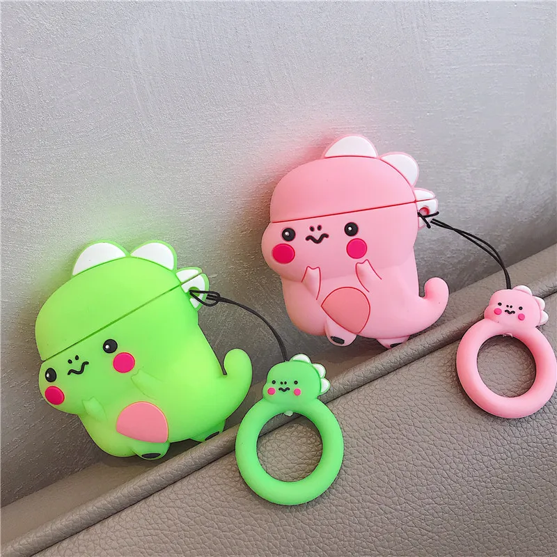 For AirPods 2 Case Cute 3D Cartoon Dinosaur Earphone Case For Apple Airpods Soft Silicone Protect Cover Funda
For AirPods 2 Case Cute 3D Cartoon Dinosaur Earphone Case For Apple Airpods Soft Silicone Protect Cover Funda
