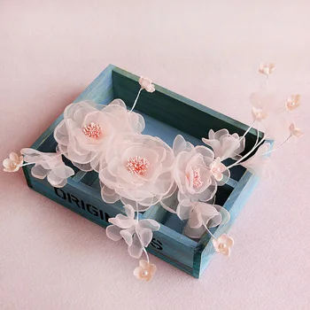 pink lace crepe flower hairgrip wedding headdress hair clip jewelry Chinese headdress white pink
pink lace crepe flower hairgrip wedding headdress hair clip jewelry Chinese headdress white pink