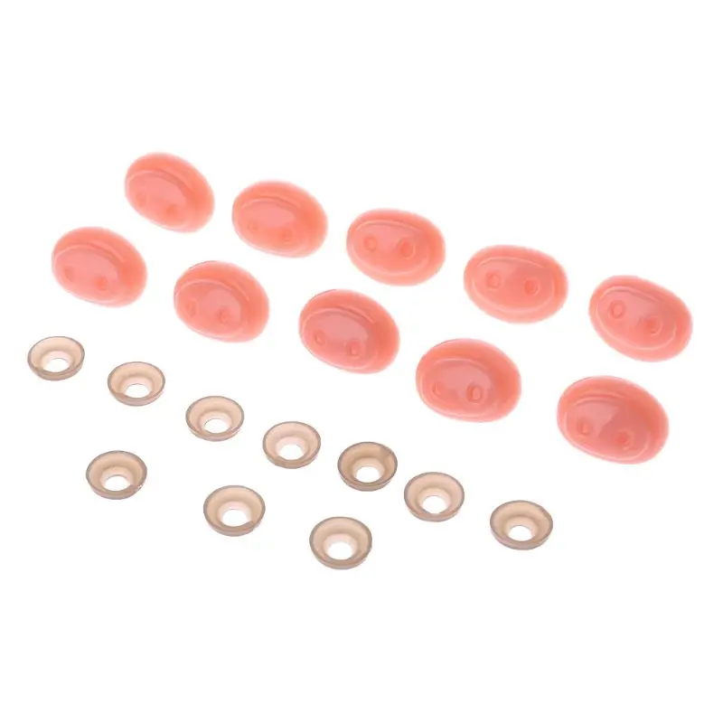 10 Pcs DIY Piggy Doll Puppet Plastic Pink Screw Thread Pig Nose Safety Washers Pads For Handmade Doll Craft Children Kids Toy
10 Pcs DIY Piggy Doll Puppet Plastic Pink Screw Thread Pig Nose Safety Washers Pads For Handmade Doll Craft Children Kids Toy