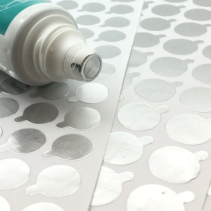 Multiple Sizes Aluminium Foil Sealing Stickers with Handle for Toothpaste Hose Cosmetics Bottle Chemical Tube Mouth Seals
Multiple Sizes Aluminium Foil Sealing Stickers with Handle for Toothpaste Hose Cosmetics Bottle Chemical Tube Mouth Seals