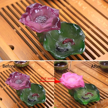 Chinese handicrafts Lotus Statue Tea Pet,Resin Color-Changing Lucky flower Figurine,Feng Shui Home Ornaments,Tea accessories
Chinese handicrafts Lotus Statue Tea Pet,Resin Color-Changing Lucky flower Figurine,Feng Shui Home Ornaments,Tea accessories
