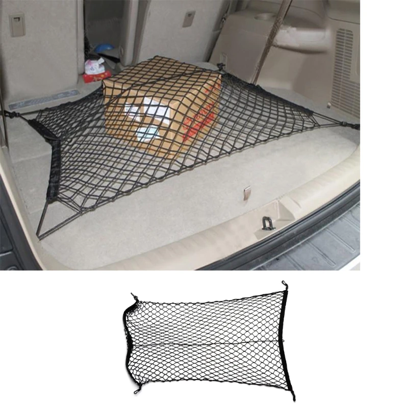Nylon Universal Car Trunk Luggage Storage Cargo Organizer Elastic Mesh Net w/4 Hooks 100x70cm Car Styling Stowing Tidying
Nylon Universal Car Trunk Luggage Storage Cargo Organizer Elastic Mesh Net w/4 Hooks 100x70cm Car Styling Stowing Tidying