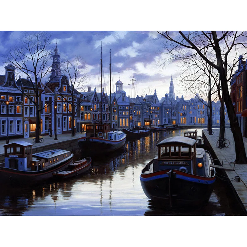 Full diamond Drilling 5D DIY Diamond Embroidery Dream Twilight In Amsterdam Stone Painting Cross-stitch Rhinestone Mosaic YY
Full diamond Drilling 5D DIY Diamond Embroidery Dream Twilight In Amsterdam Stone Painting Cross-stitch Rhinestone Mosaic YY