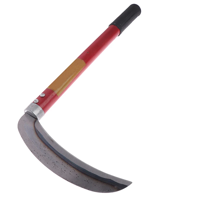 Lightweight Gardening Grass Sickle Manganese Steel Sharp Long Handle Sickle Hand Scythe for Weeding Garden Tool 30*17.5*3.4cm
Lightweight Gardening Grass Sickle Manganese Steel Sharp Long Handle Sickle Hand Scythe for Weeding Garden Tool 30*17.5*3.4cm