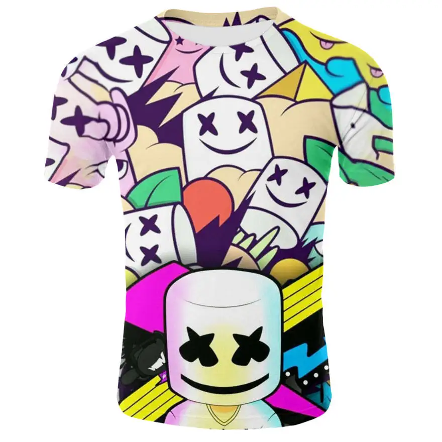 2019 New brand marshmello face men short sleeve boy casual homme t-shirt mask marshmello helmets tees t shirt marshmello costume
2019 New brand marshmello face men short sleeve boy casual homme t-shirt mask marshmello helmets tees t shirt marshmello costume