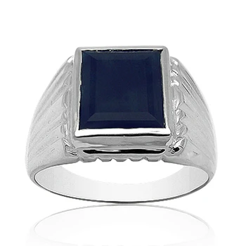 Sale Qi Xuan_Dark Blue Stone Man Rings_Fashion Rings_S925 Solid Silver Fashion Dark Blue Rings_Manufacturer Directly Sales
Sale Qi Xuan_Dark Blue Stone Man Rings_Fashion Rings_S925 Solid Silver Fashion Dark Blue Rings_Manufacturer Directly Sales